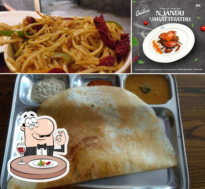 Food at Kettuvallam Restaurant