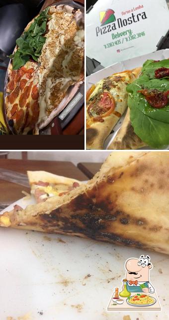 Platos en Pizza Nostra