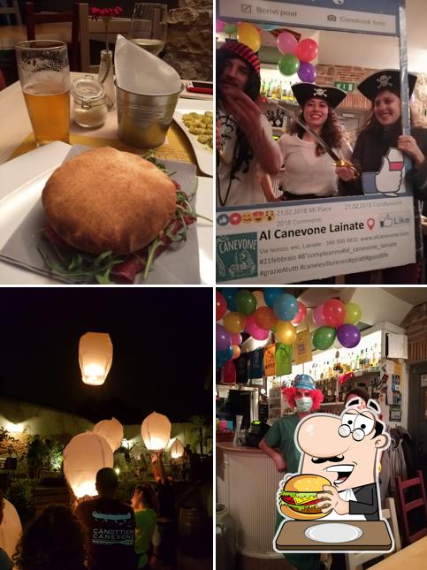 Prova un hamburger a Al Canevone 2.0 • Wine & Lounge Bar