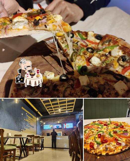 Among various things one can find food and interior at Canadian Pizza & Burger Malout