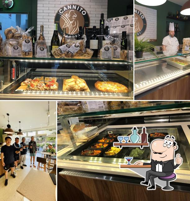 Gli interni di Cannito Bakery