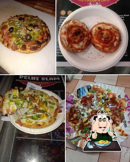 Food at Delhi Slam Cafe
