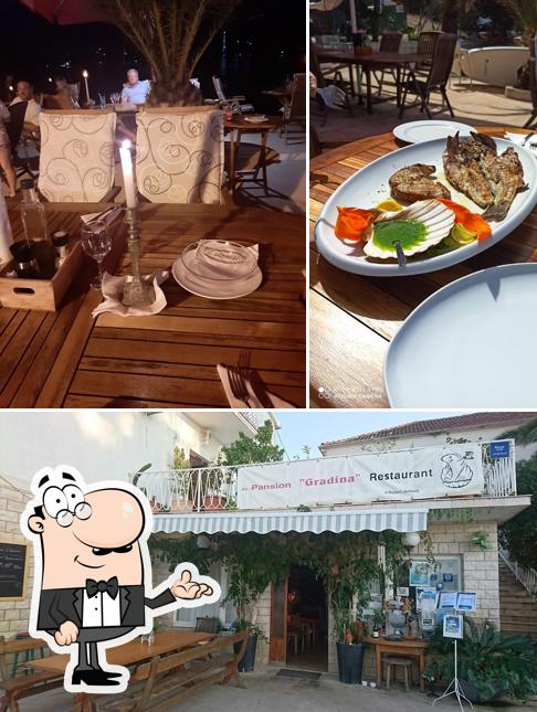 Gli interni di Restaurant Gradina