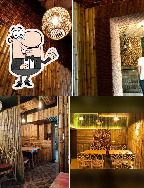 The interior of Danish Bamboo House