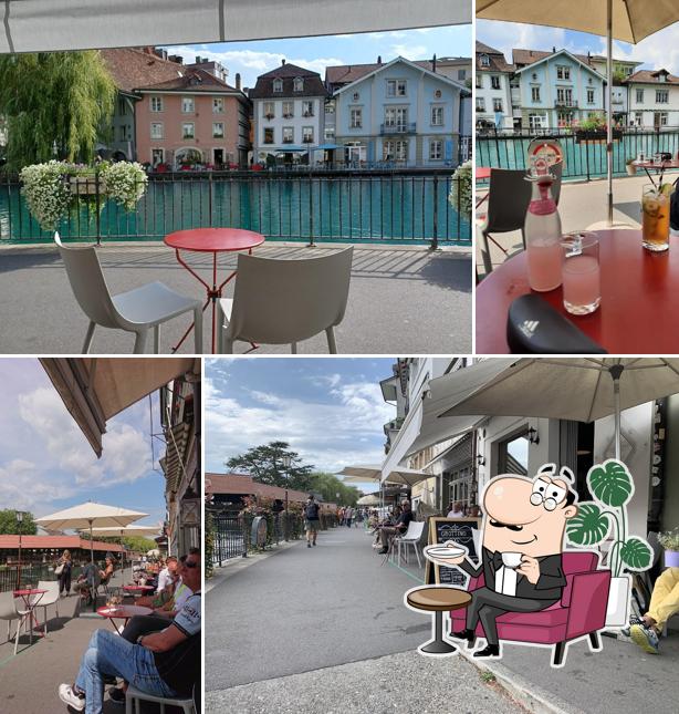 Gli interni di Grottino Quai 66