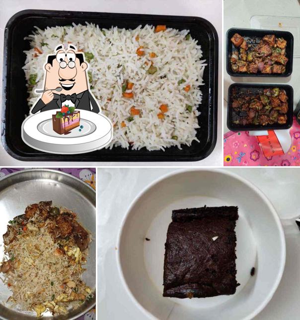 Chocolate cake at Wok Street