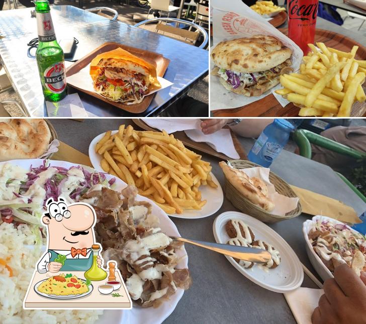 Panino con maiale stirato al Star Pizzeria&Kebap