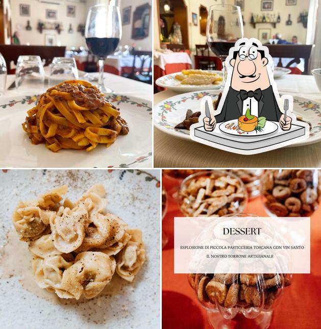 Platti al Ristorante dai Toscani