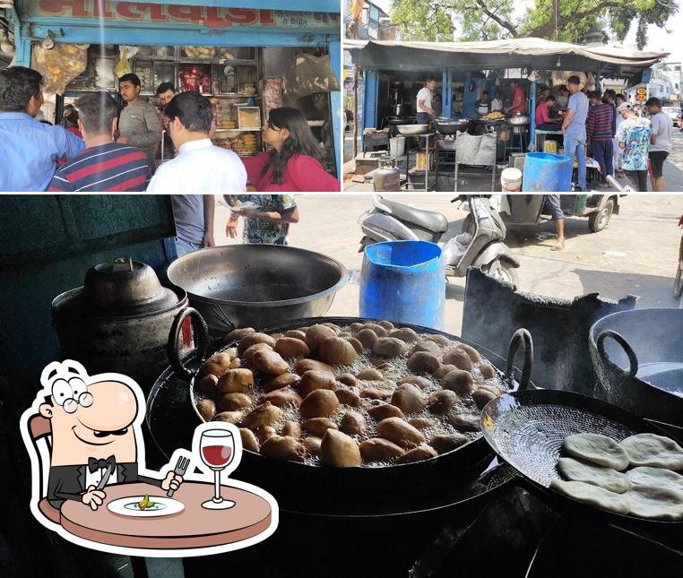 Food at Bhilwara kachori & Namkin Bhandar