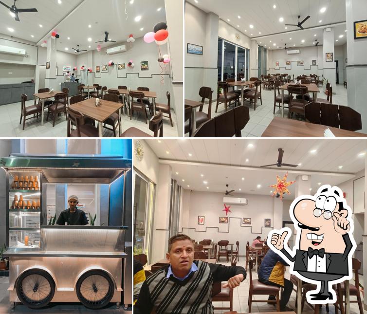 The interior of Nandadulal Pure Veg