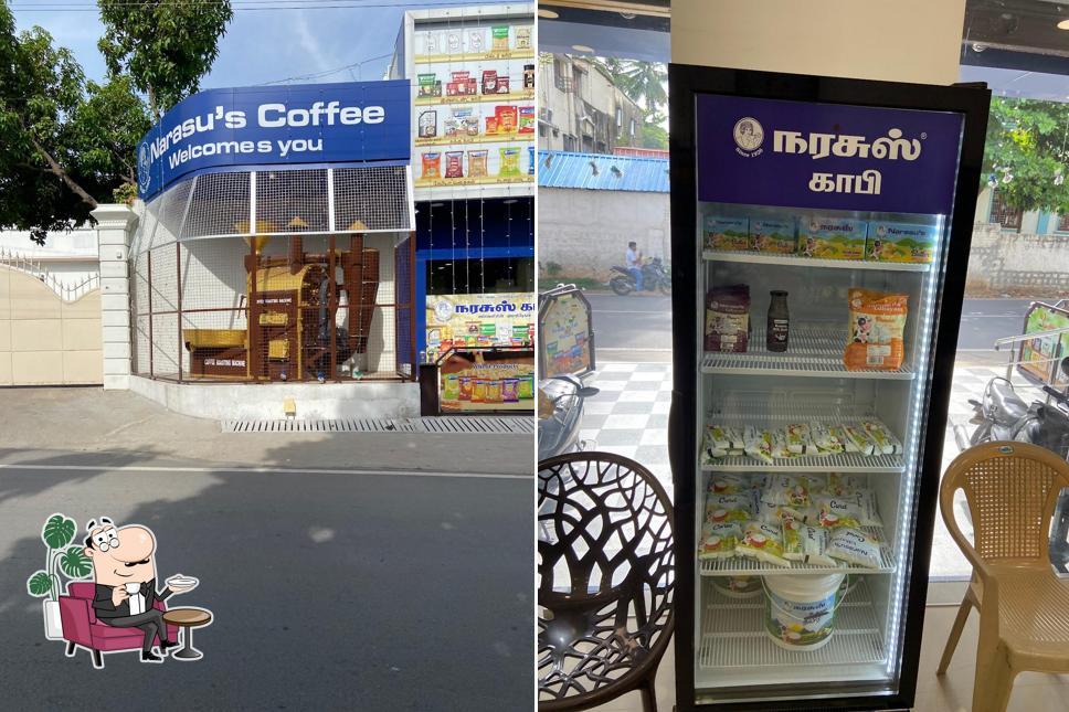 The interior of Narasu's Coffee