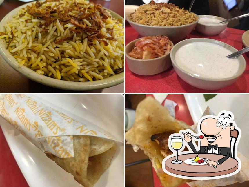 Food at Nizam's Kathi Kabab