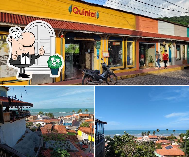 Desfrute da vista do exterior Quintal Restaurante e Tapiocaria