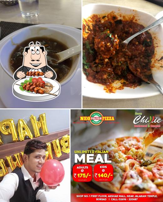 Food at Green Chillie Restaurant & Banquet
