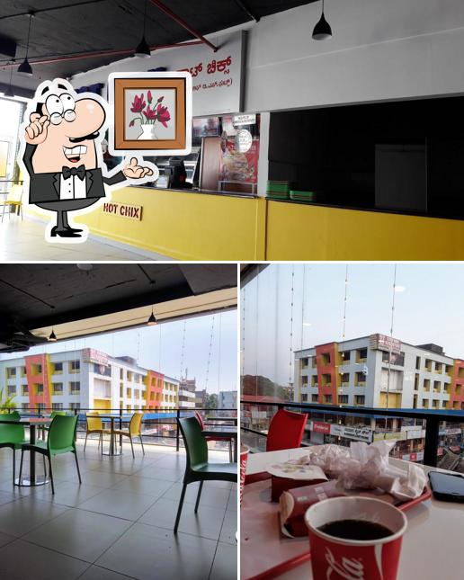 The interior of Hot Chix, Udupi