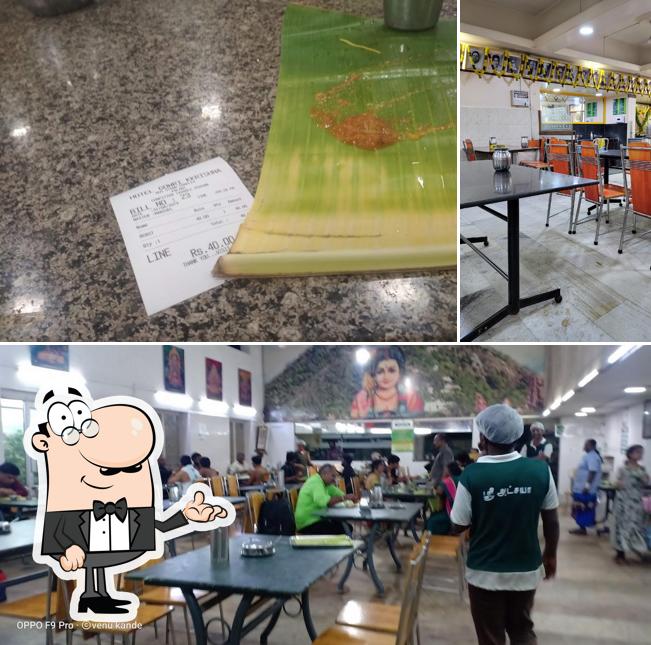 The interior of Hotel Gowrikkrishna (Simply Veg) Tiffen, Sweets and Bakes