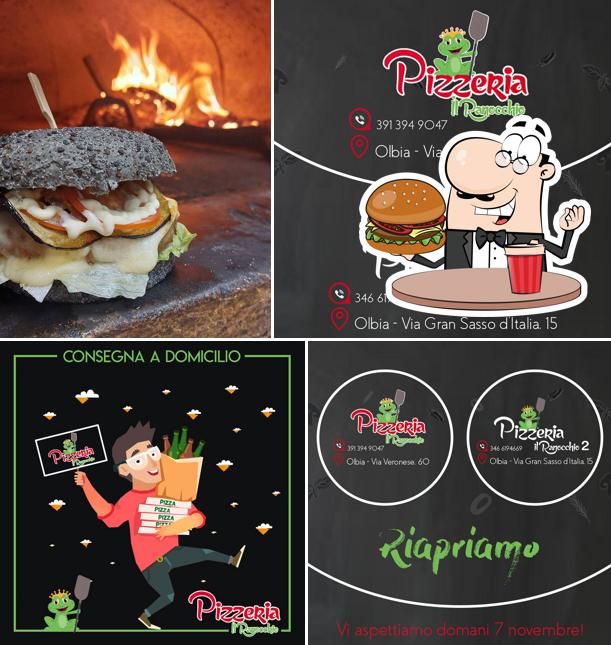 Ordina un hamburger a Pizzeria il Ranocchio di Pirisinu Giovanni Maria