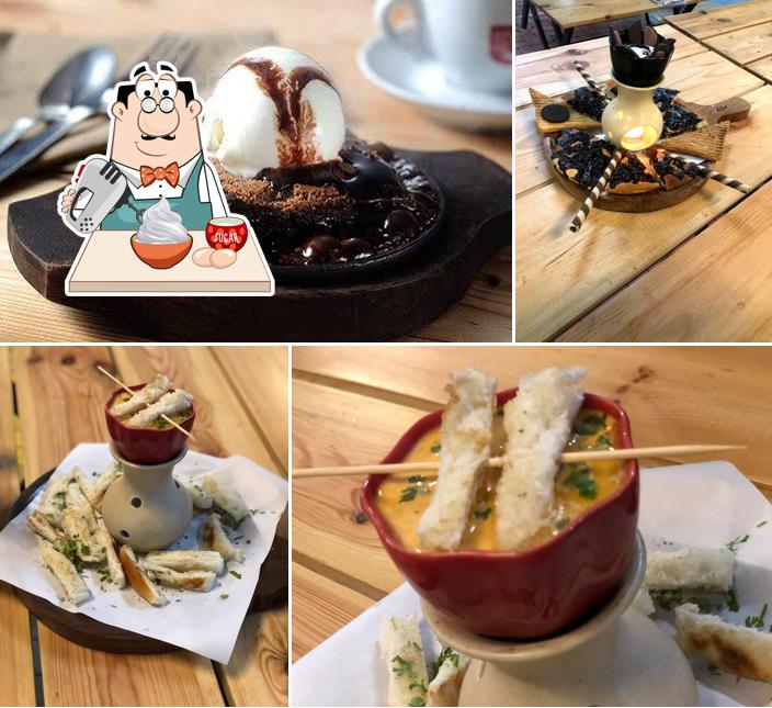 Sneha's Kitchen serves a number of sweet dishes