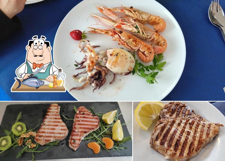 Salmone grigliato al Trattoria Luna