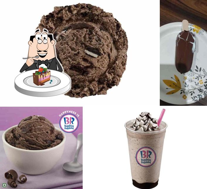 Chocolate cake at Baskin Robbins - Ice Cream Desserts