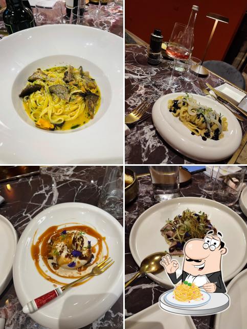 Spaghetti alla carbonara al COMUS Restaurant