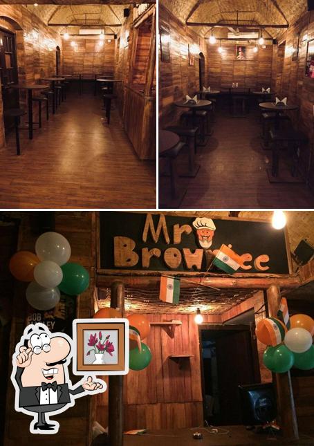 The interior of Mr. Browniee
