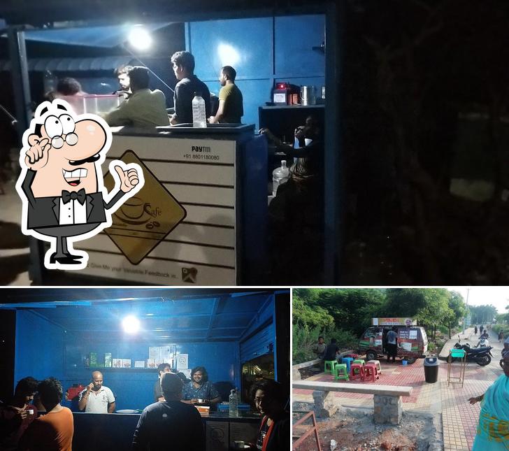 The interior of Friends Cafe