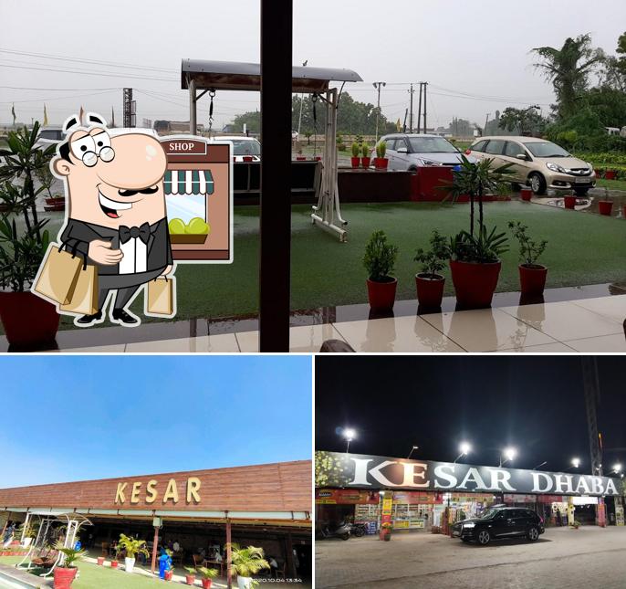 Enjoy the view at the outside area of Kesar Dhaba