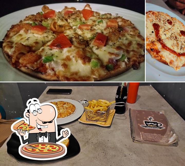 Try out pizza at Mabho Cafe 'N' Food