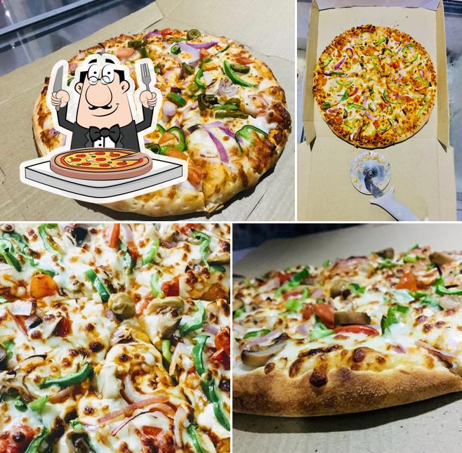 Try out various types of pizza