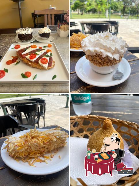 Waffles em Café da Paz