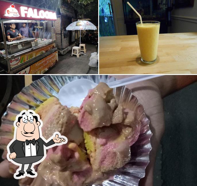 Caring Goals Kulfi Falooda is distinguished by interior and food
