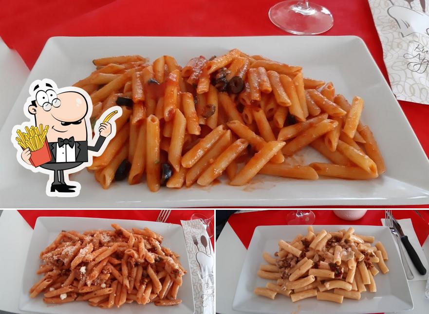 Prova a prendere un piatto di patatine a Gradini