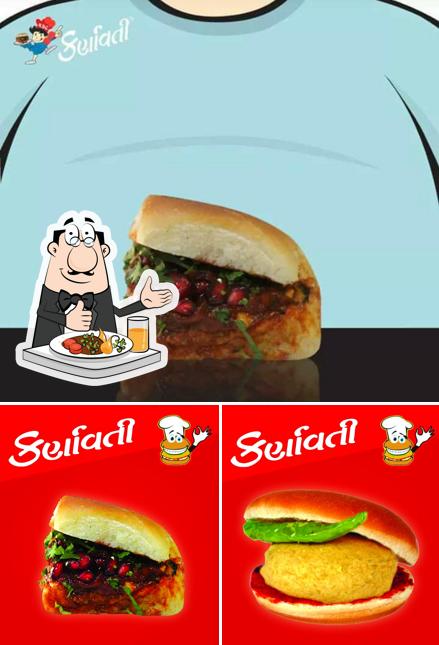 Pulled pork sandwich at Karnavati dabeli and vadapav