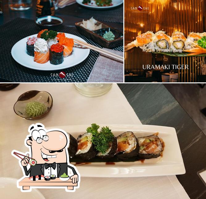 Ordina le varie opzioni di sushi
