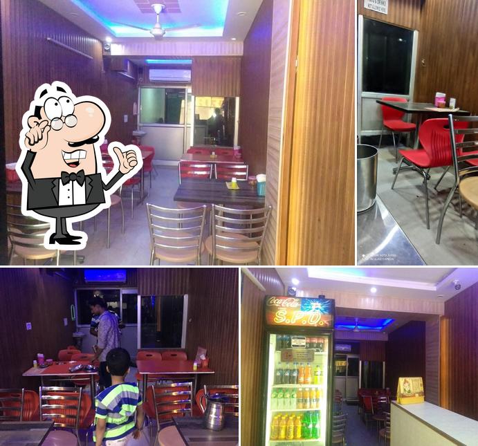 The interior of Saurav Punjabi Dhaba