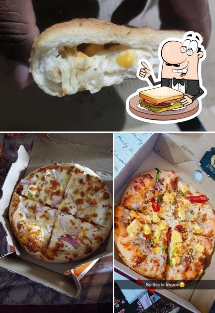 Grilled cheese sandwich at The Pizza Time