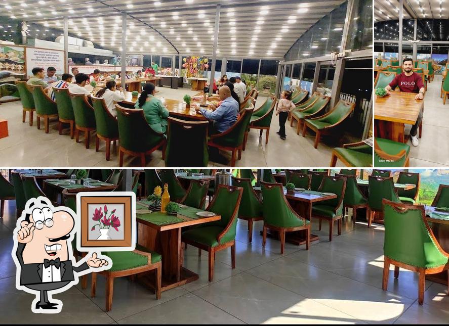 The interior of SATWIK Restaurant