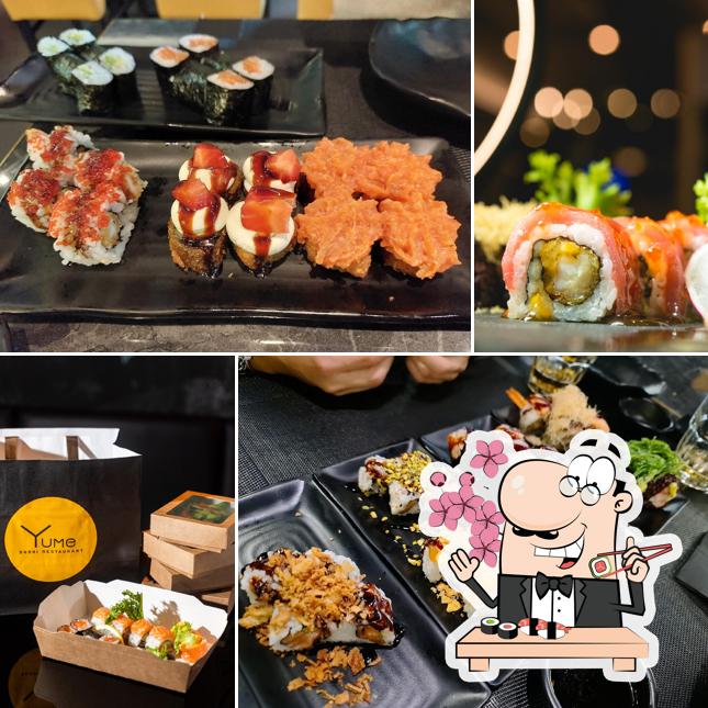 Prova le diverse opzioni di sushi