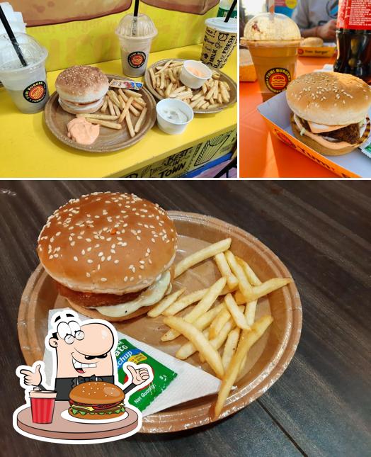 Get a burger at YUM! BURGER