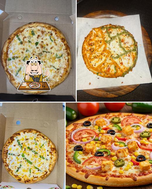 Pick pizza at Cheesy Bites
