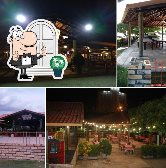 Veja imagens do exterior do Fogão à Lenha