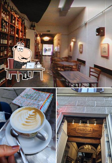 PAROLA WINE BAR si caratterizza per la interni e cibo