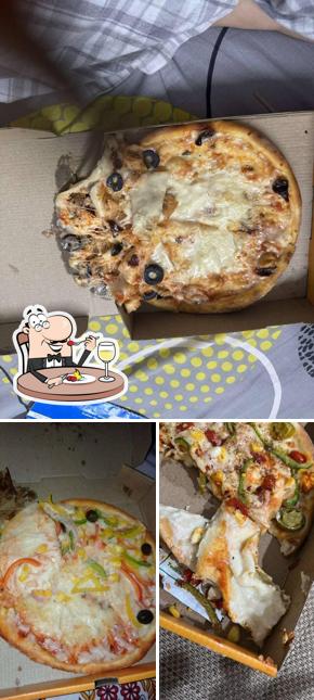 Food at Crusto's - Cheese Burst Pizza By Olio