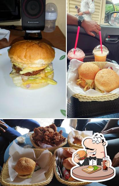 Get a burger at Frito!