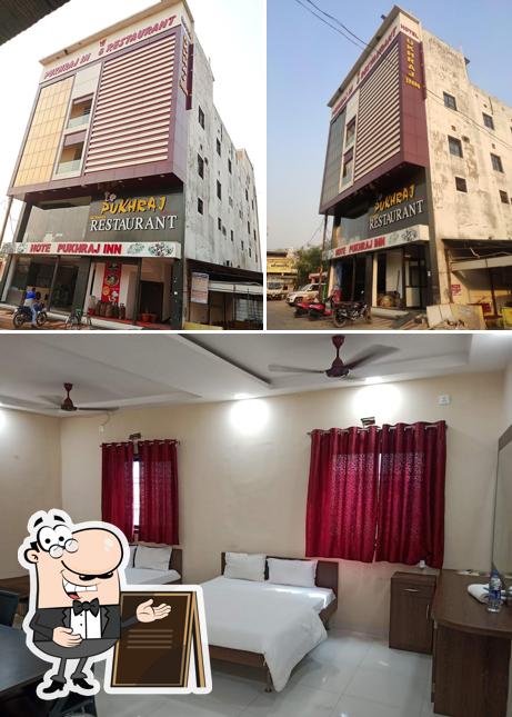 The exterior of Hotel Pukhraj Inn