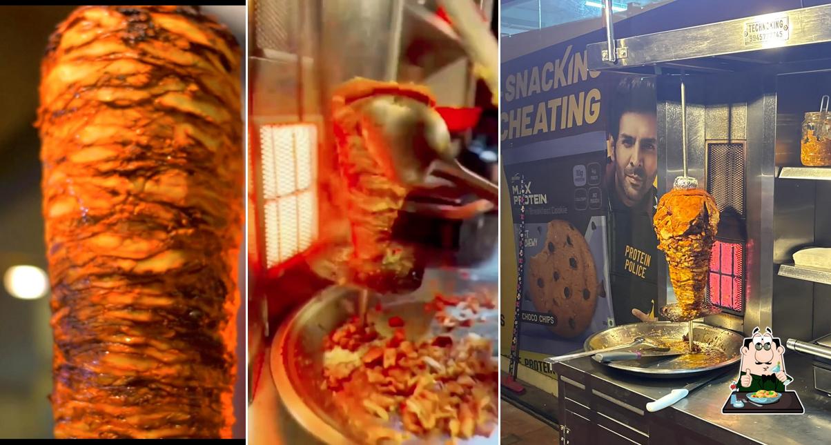 Food at Maharaj Shawarma