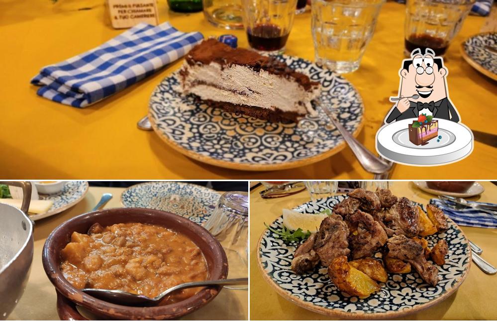 Torta al cioccolato al Osteria Panzini