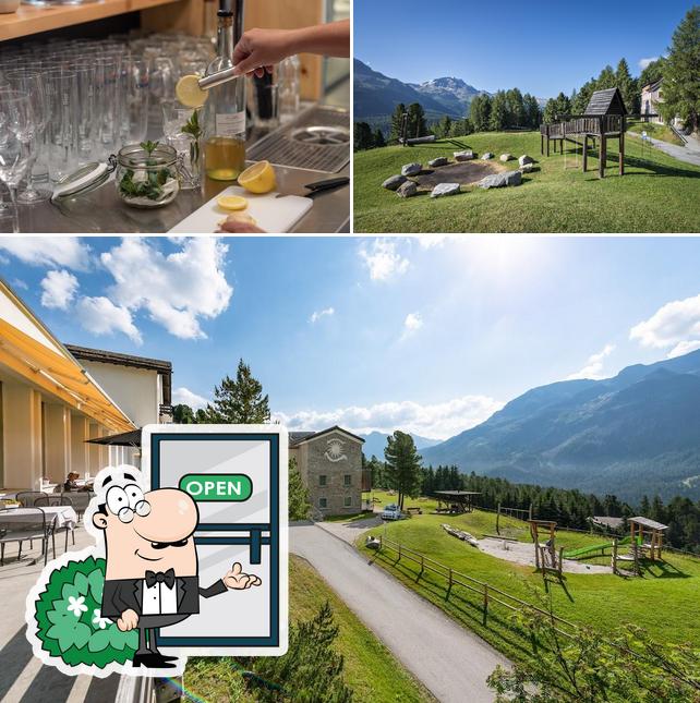 La esterno e bevanda del ristorante