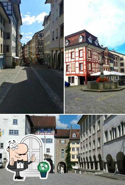 Gli esterni di Trinkstube zum Hartz